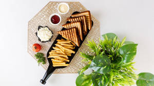 Mushroom & Cheese Grilled Sandwich
