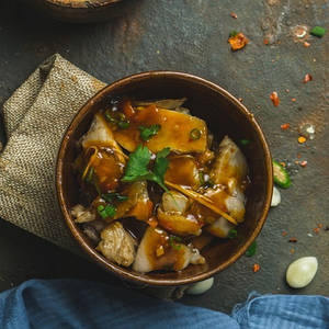 Roasted Pork Belly In Ginger Winesauce