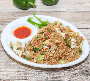 Chilli Chicken Egg Fried Rice