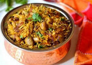 Mushroom Biryani