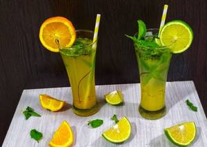 Mosambi + Orange + Lime Juice