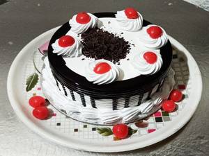 Eggless black forest cake                                                                  