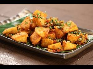 Masala Fried Idli Sambhar
