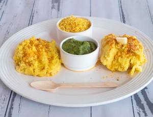 Oil Locho(1 Plate) With Butter Locho(1 Plate) And Sev