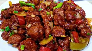 Chilly Chicken Dry(8 Pcs)