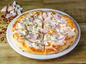 Onion + paneer pizza small