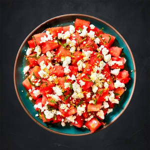 Watermelon Feta Cheese Salad