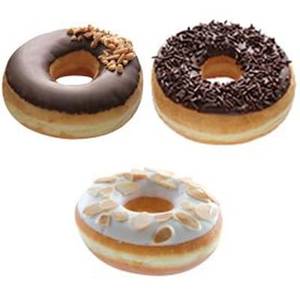 Nutty Chocolate Donuts (3 pcs)