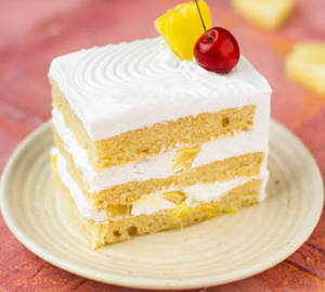 Eggless Pineapple  (1 Pc)