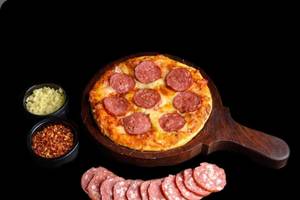 Chicken Pepperoni Pizza