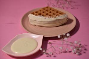 White Belgian Waffle (1 Pc)