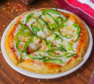 Small Cheese And Capsicum Pizza
