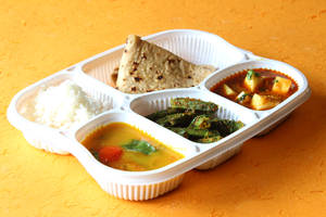 Small Thali With Rice