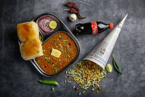 Pav Bhaji-bhel Puri Meal Combo