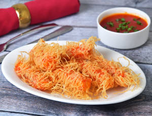 Crispy Thread Paneer