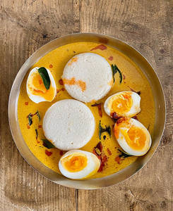 Idli Sri Lankan Egg Curry