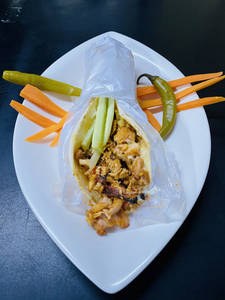 Shawarma Roll [Chicken] With Crusher