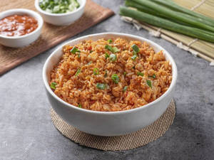 Vegetable Triple Schezwan Fried Rice