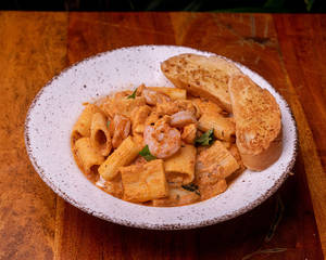 Prawn The Pink Rigatoni Pasta