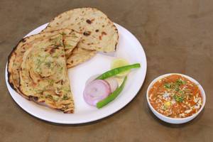 Paneer Butter Masala + 2 pcs Laccha Paratha