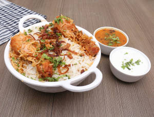 Chicken biryani ( single )
