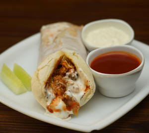 Chicken And Cheese Shawarma