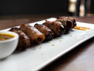Bacon Wrapped Cheese Date Bites