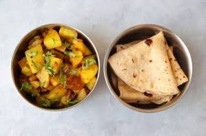 Aloo Jira With 4 Tawa Butter Roti
