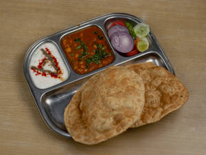 Chola Bhatura Plate