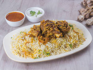 Mutton Dum Biryani Without Egg