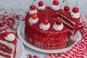 Eggless Red Velvet Cake (1/2 kg)