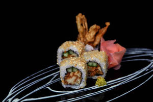 Enoki Sushi Roll