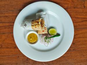Roasted Mutton Kathi Roll