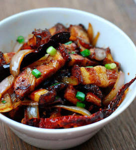 Tangra Style Chilli Roast Pork Dry