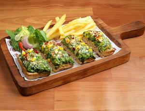 Veg Open Corn & Cheese Sandwich
