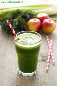 Cucumber + Apple + Mint + Milk Smoothie