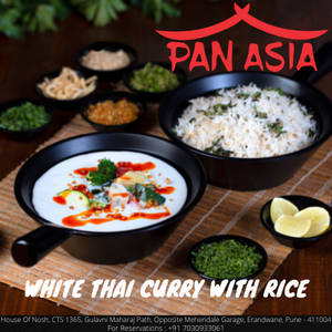Non Veg White Thai Curry With Rice