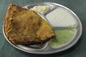 Methi Onion Stuffed Paratha