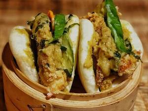 Soft Shell Crab & Basil Bao