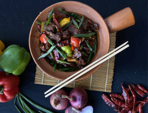 Honey Chilli Beef (Dry) 