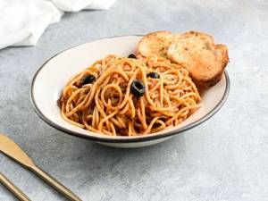 Spaghetti With Spicy Tomato And Veggoes