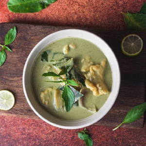 Thai Green Curry (fish)-10 Pcs