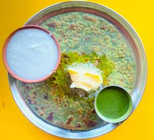 Paneer Paratha [palak]