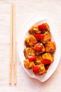 Paneer Manchurian Dry