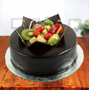 Fruit Chocolate Cake