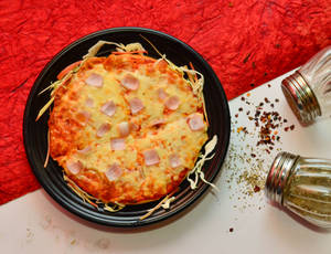 7" Cheese & Onion Pizza [4slice]