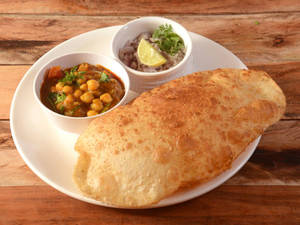 Chole Bhature Without Onion Garlic
