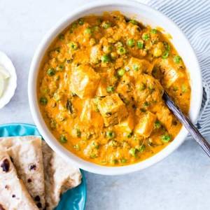 Matar Paneer Without Onion And Garlic