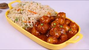Veg Manchrn+Veg Fried Rice