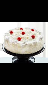 Classic White Forest Cake 1/2 Kg